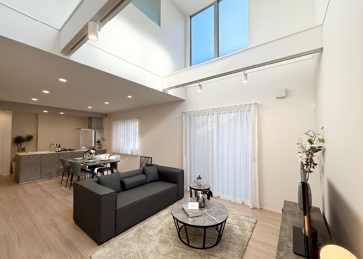 Living Dining Kitchen